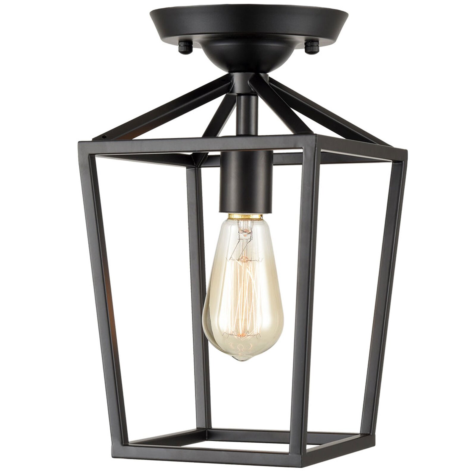 Gracie Oaks Aireka Semi Flush Mount